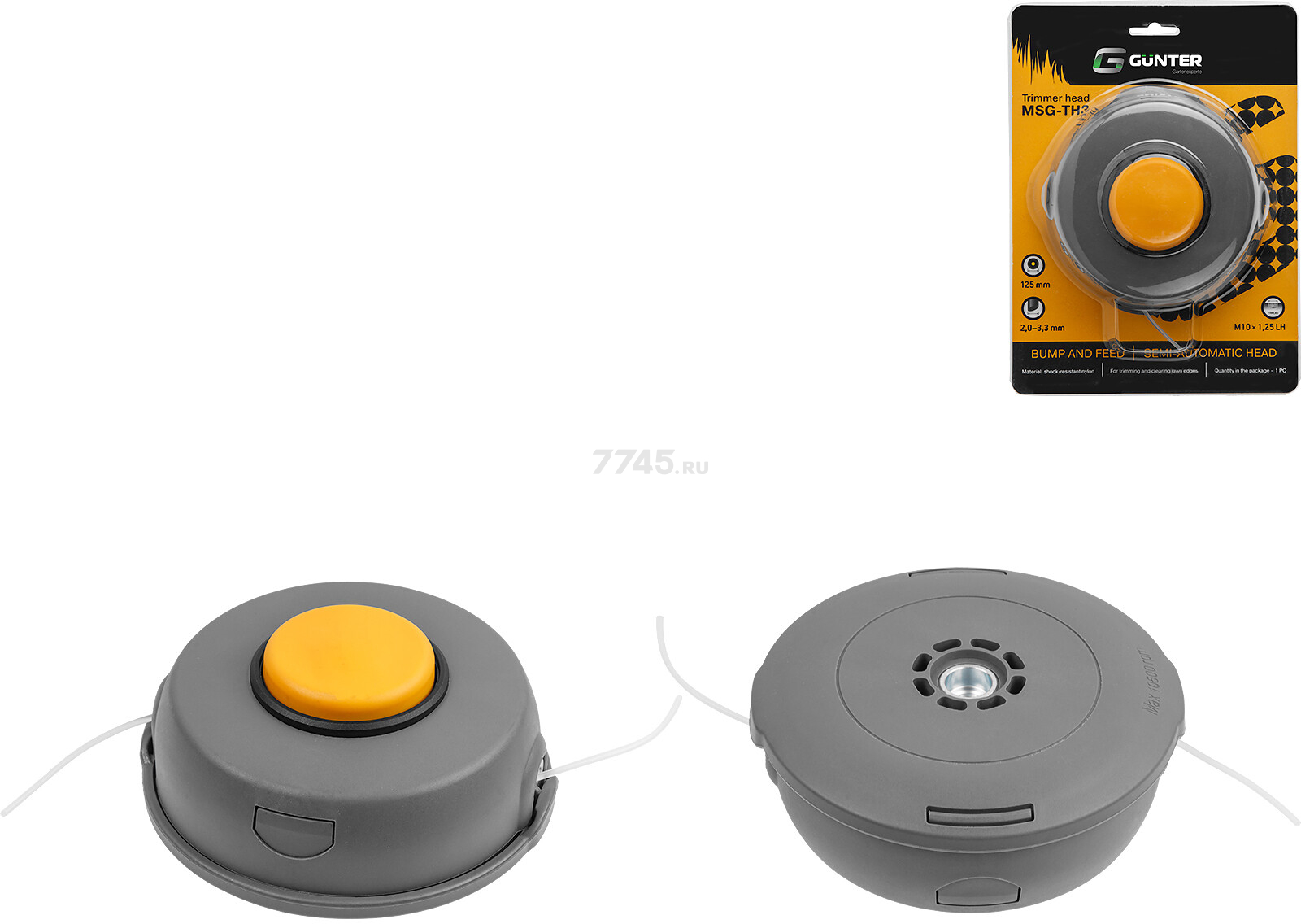 Головка триммерная GUNTER MSG-TH1 леска d 4 мм (GUX6010-1) - Фото 3