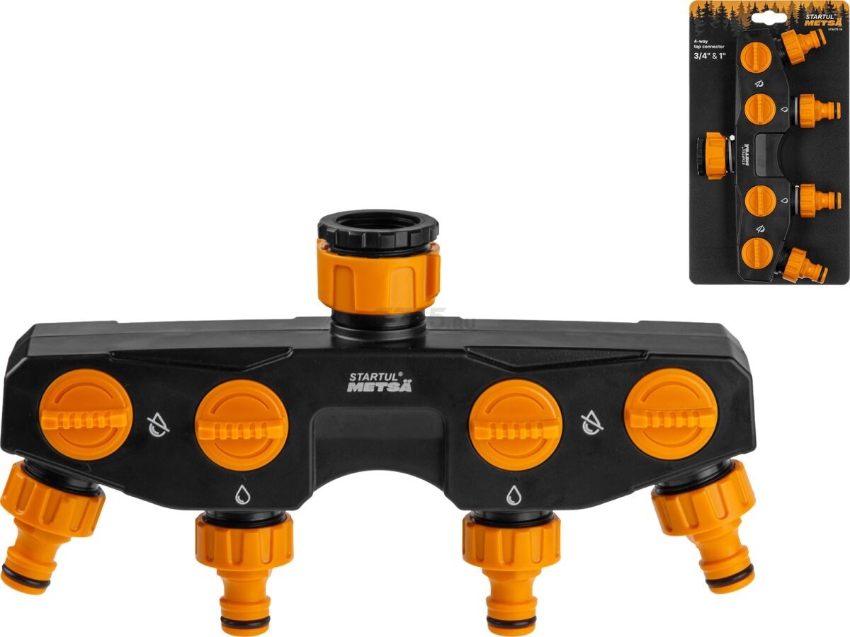 Разветвитель 4-канальный 3/4" - 1" STARTUL METSA (ST6013-19)