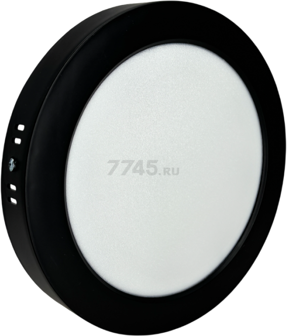Светильник накладной светодиодный 20 Вт 4000К TRUENERGY Electro Круг черный (10117) - Фото 10