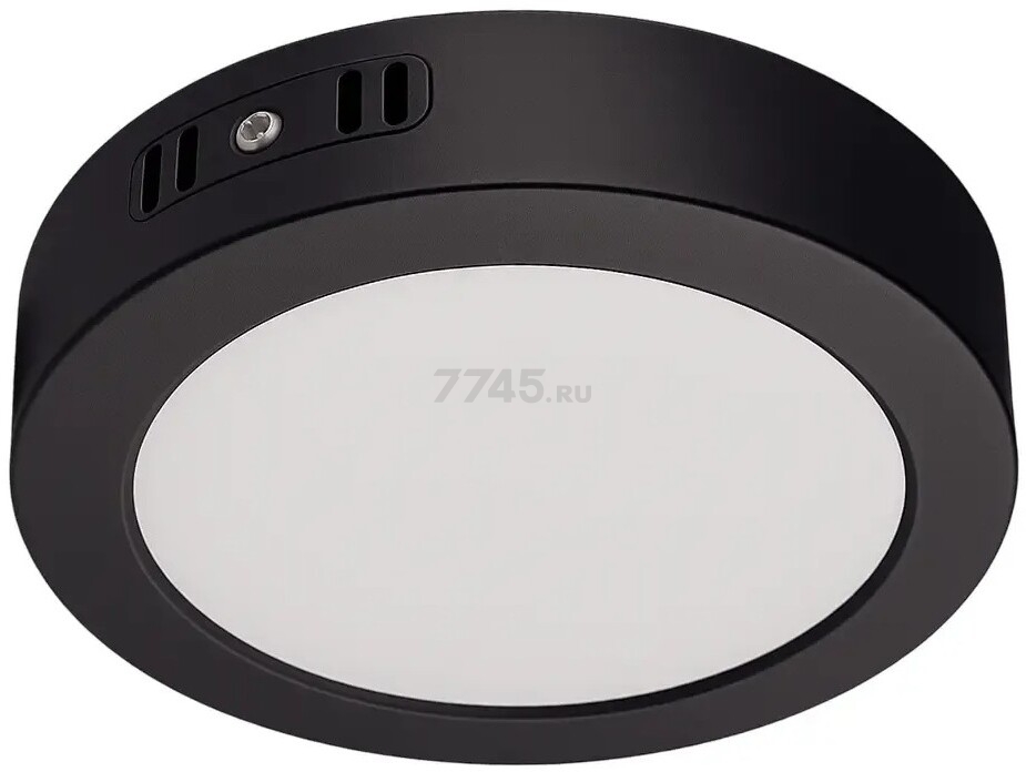 Светильник накладной светодиодный 20 Вт 4000К TRUENERGY Electro Круг черный (10117) - Фото 9