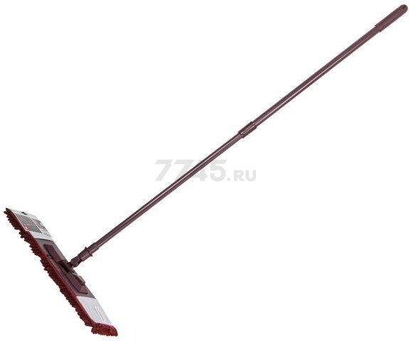 Швабра для пола PERFECTO LINEA с насадкой из шенилла венге (43-410123)