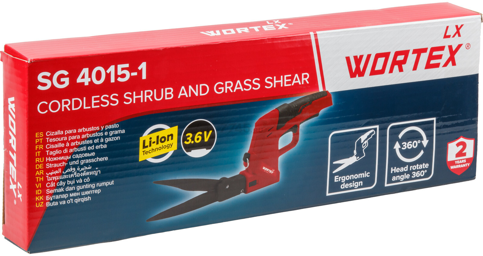 Ножницы для травы аккумуляторные WORTEX LX SG 4015-1 (2322100) - Фото 10