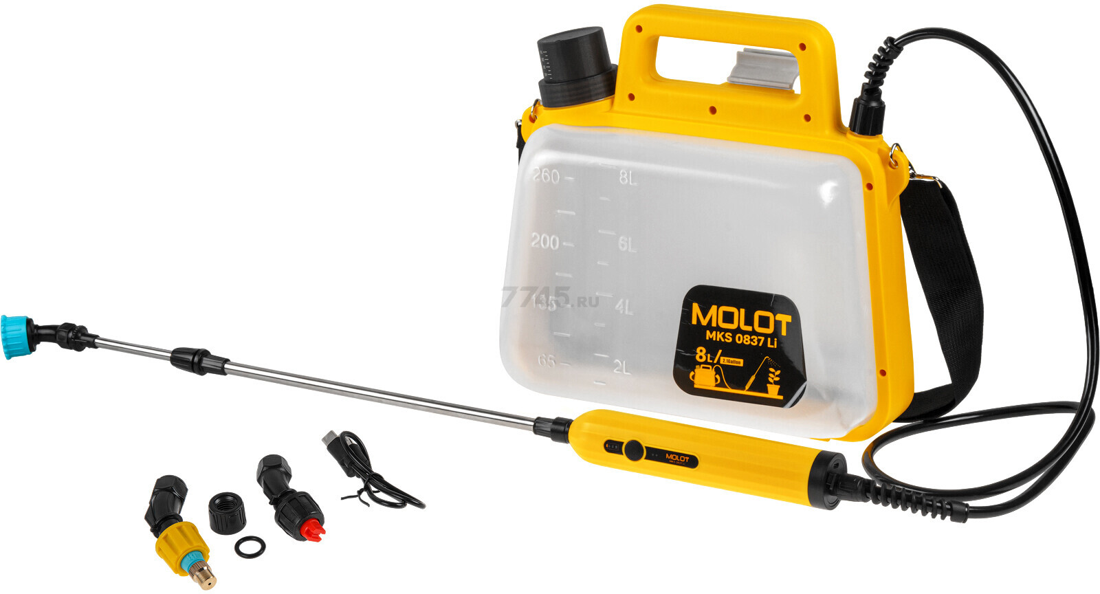 Опрыскиватель плечевой аккумуляторный MOLOT MKS 0837 Li (2335143)