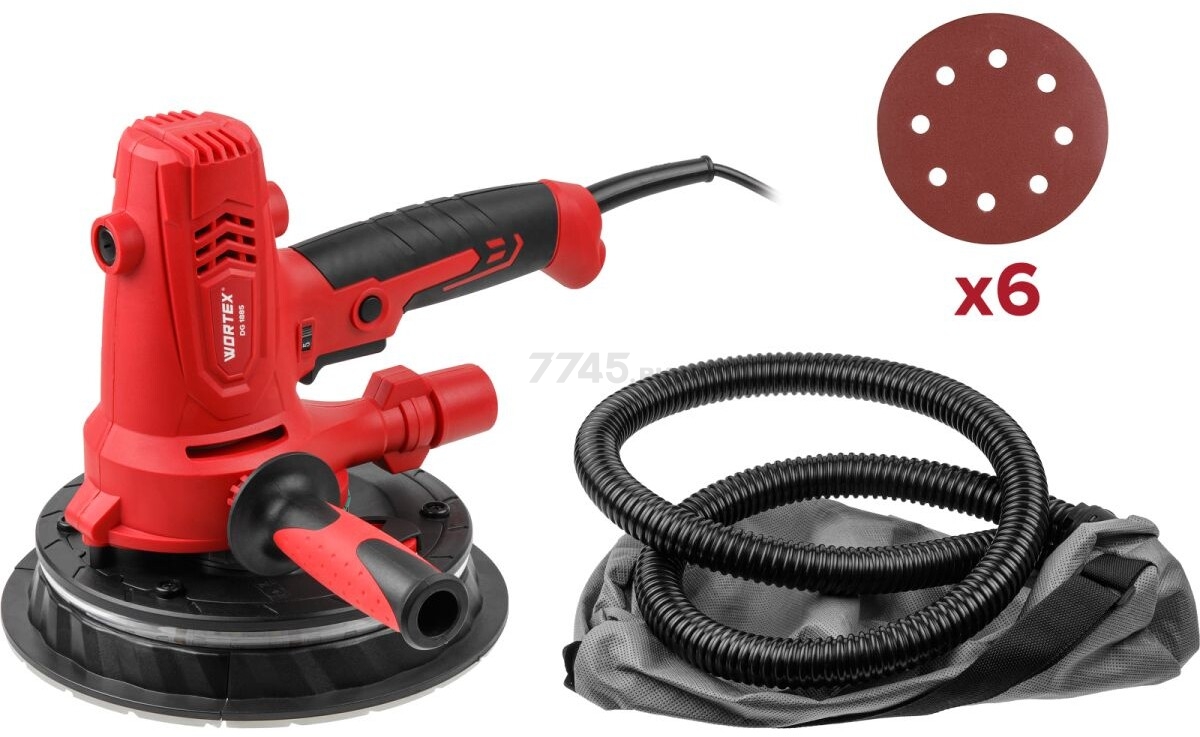 Шлифмашина для стен и потолков WORTEX DG 1885 (2335158)