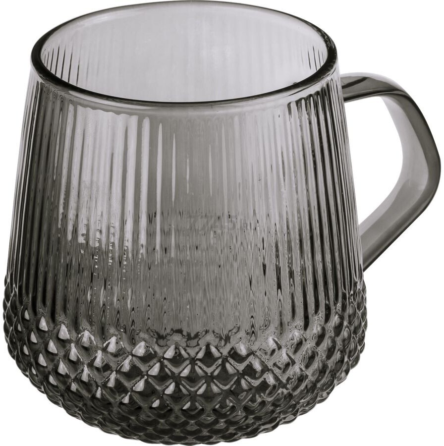 Кружка стеклянная PERFECTO LINEA Sonata Grey 400 мл (30-004020)