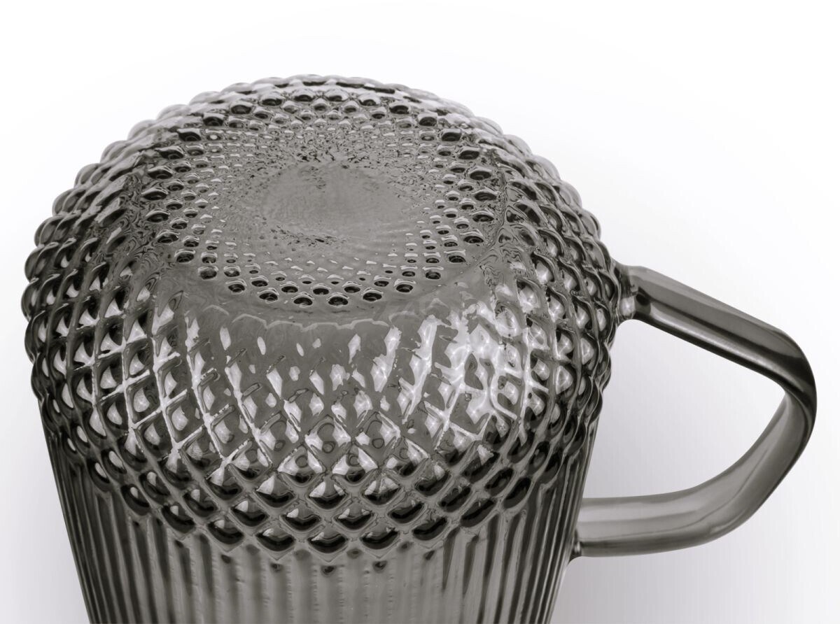 Кружка стеклянная PERFECTO LINEA Sonata Grey 400 мл (30-004020) - Фото 5