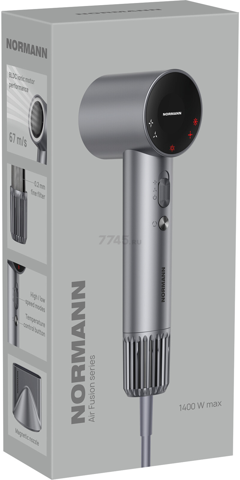 Фен NORMANN AHD-441 (N16060-2) - Фото 16