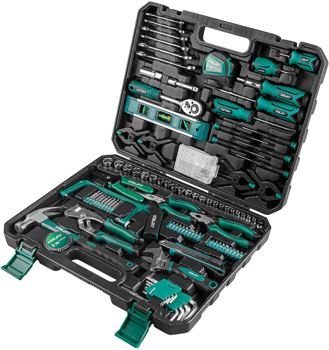 Набор инструментов 1/4", 3/8"  6 граней 168 предметов ВОЛАТ (19610-168) - Фото 3