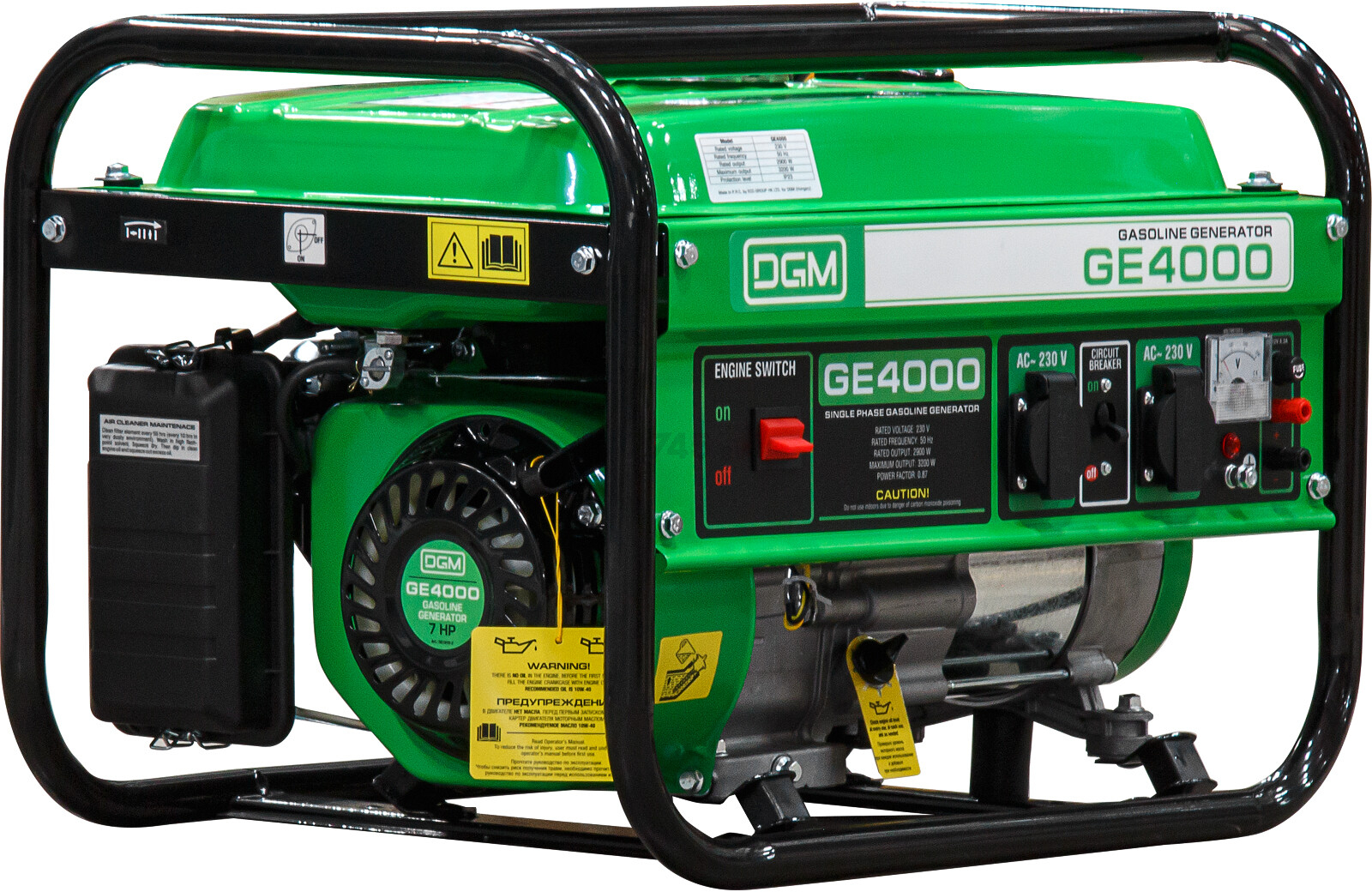 Генератор бензиновый DGM GE4000 (DG1810-2) - Фото 13