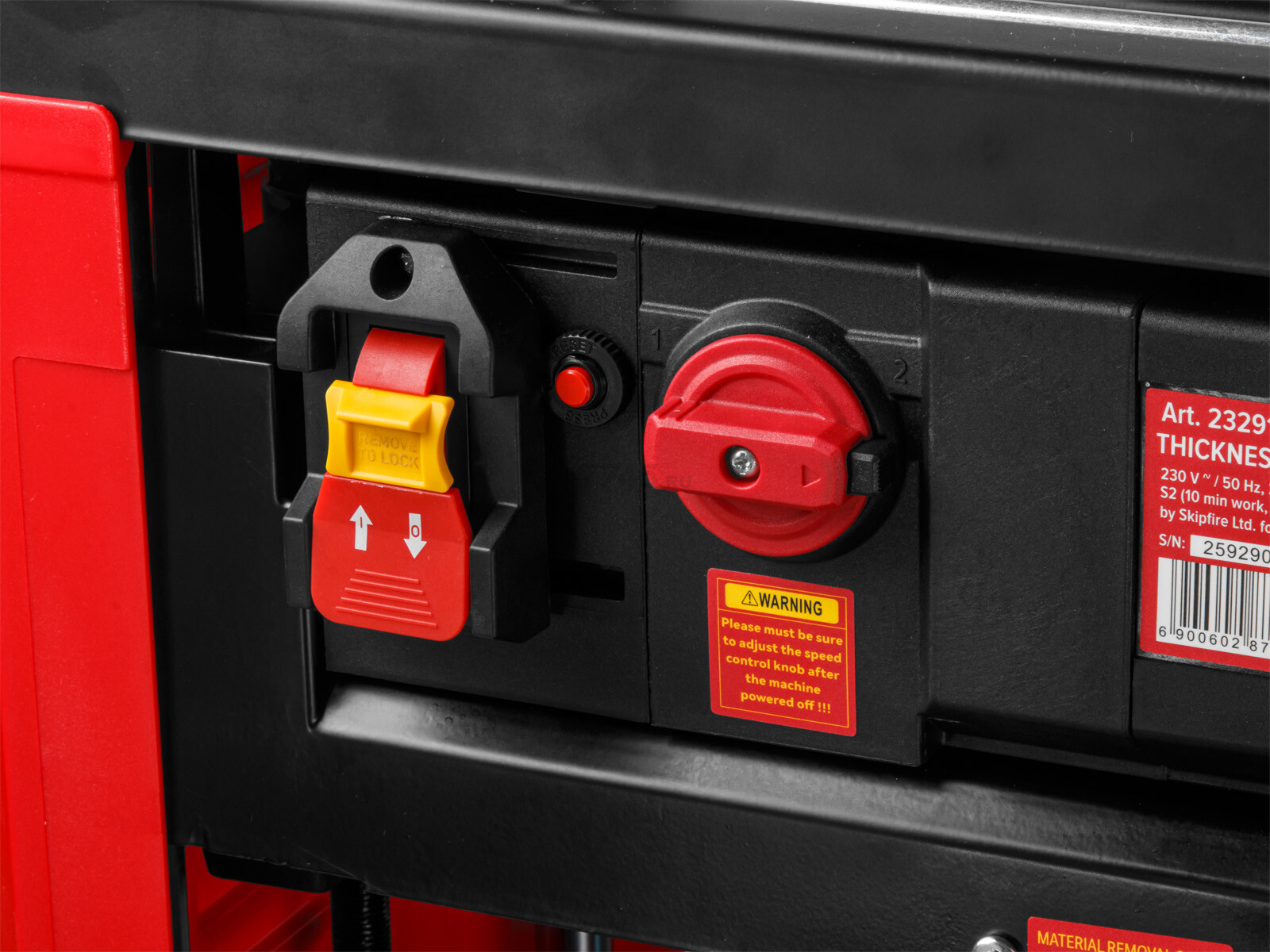 Станок деревообрабатывающий рейсмусовый WORTEX TP 3320-1 (2329134) - Фото 9