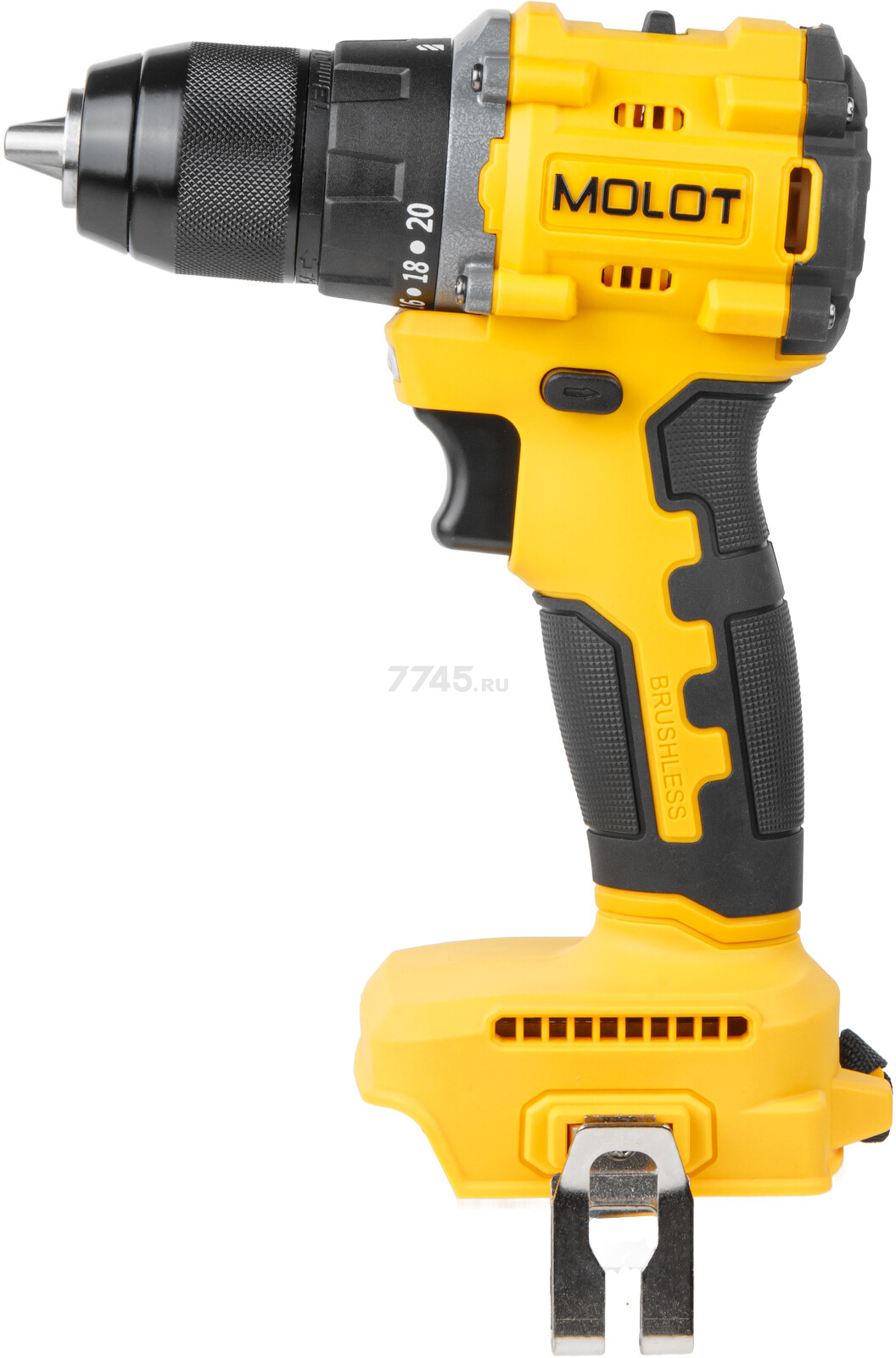 Дрель-шуруповерт аккумуляторная MOLOT MBD 1825 Li XLT Lite SOLO (2318137) - Фото 5