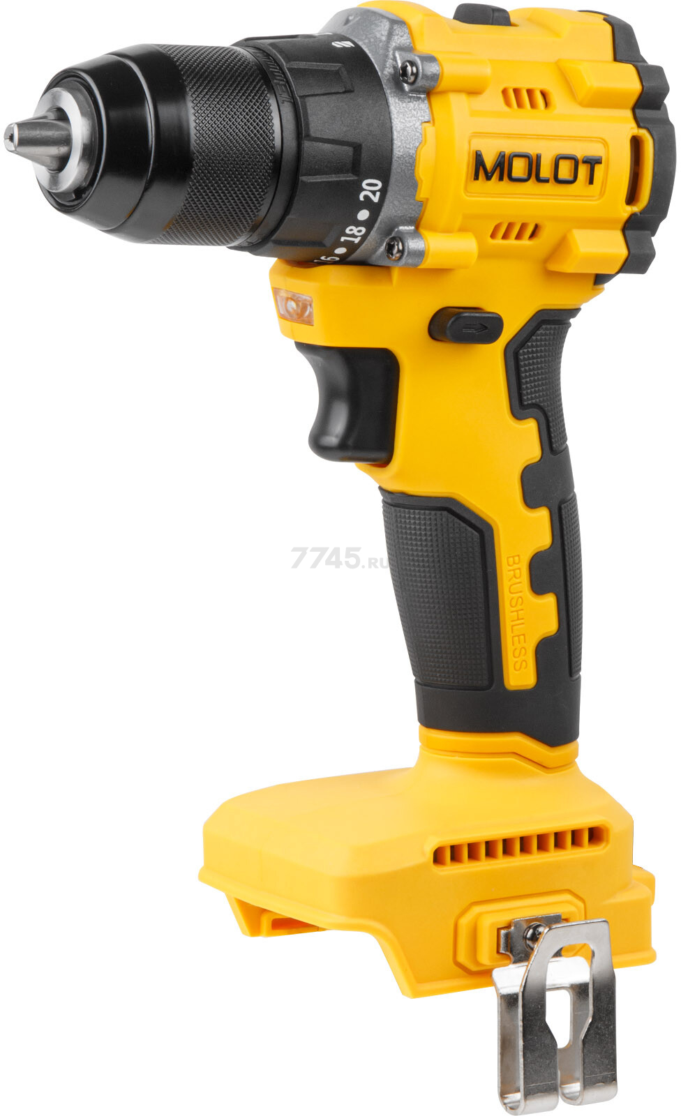 Дрель-шуруповерт аккумуляторная MOLOT MBD 1825 Li XLT Lite SOLO (2318137)