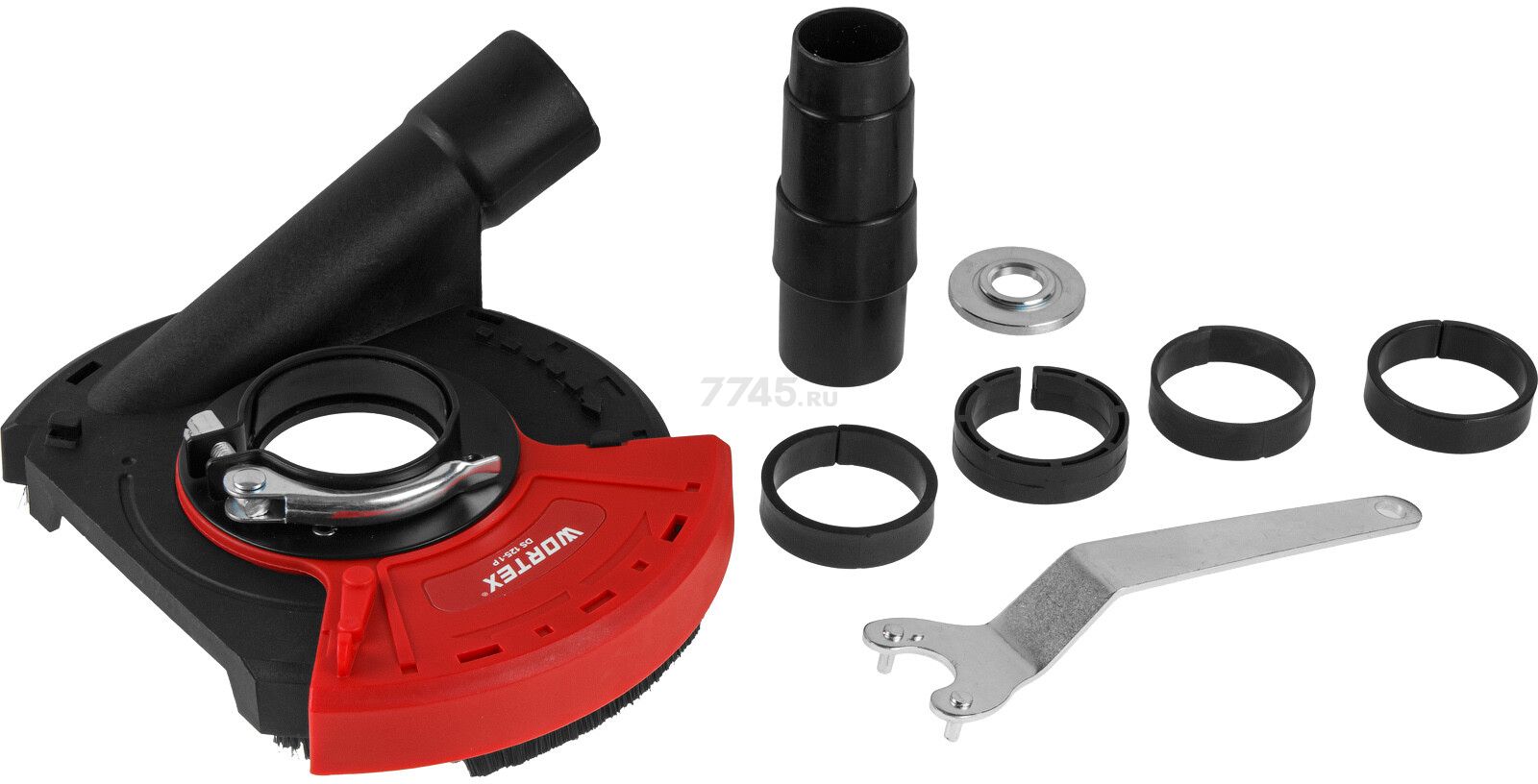 Кожух защитный с пылеотводом для углошлифмашины (болгарки) d 125 мм WORTEX DS 125-1 P (2318092)