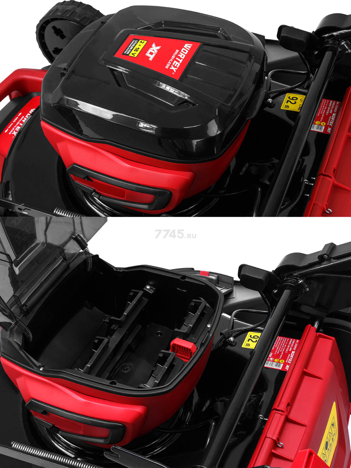 Газонокосилка аккумуляторная WORTEX CLM 4536-2 XLT SOLO (2334121) - Фото 7