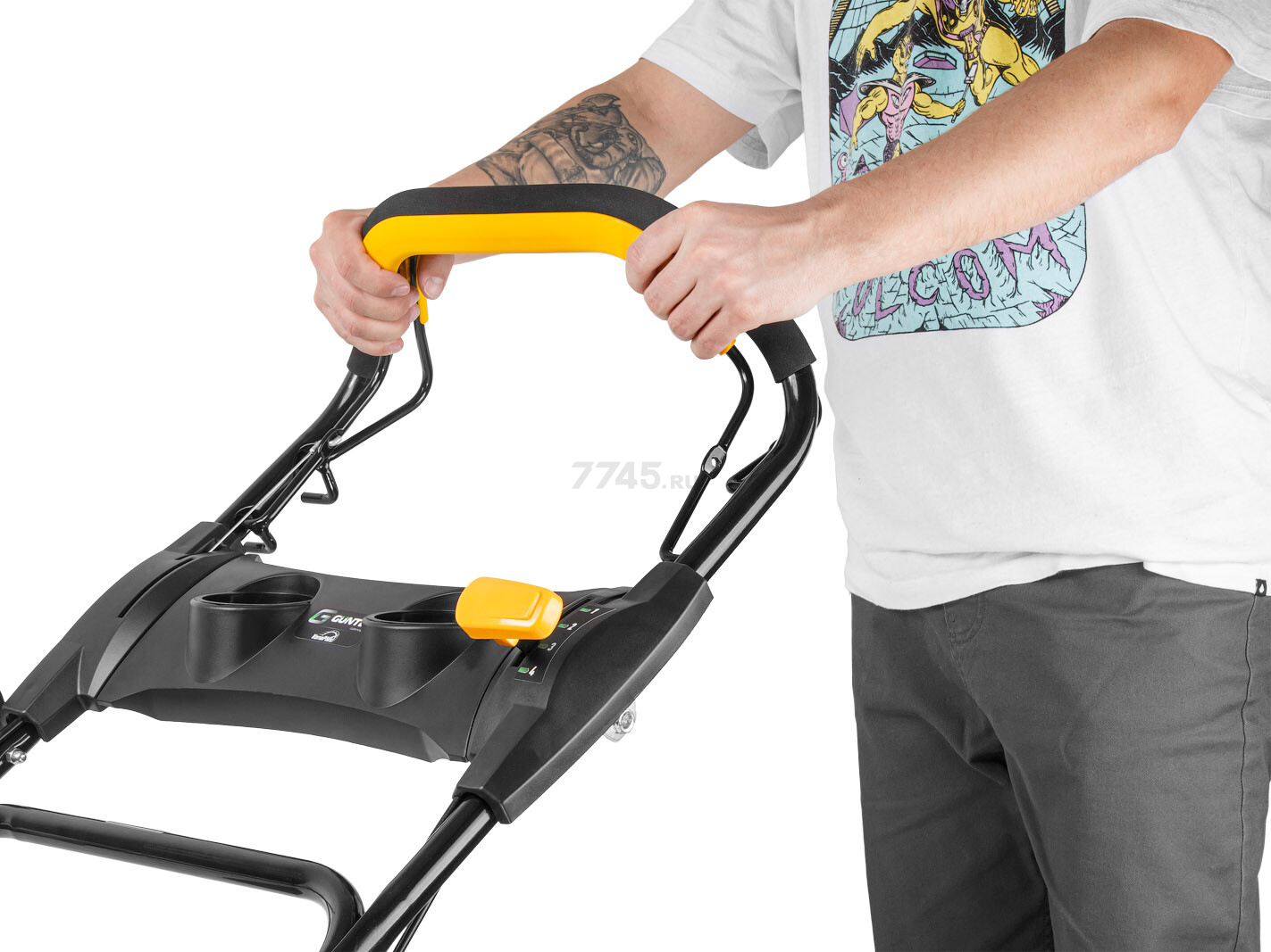 Газонокосилка бензиновая самоходная GUNTER LMB-485 SV (GU2412-7) - Фото 11