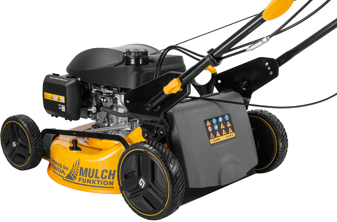 Газонокосилка бензиновая самоходная GUNTER LMB-485 SV (GU2412-7) - Фото 7