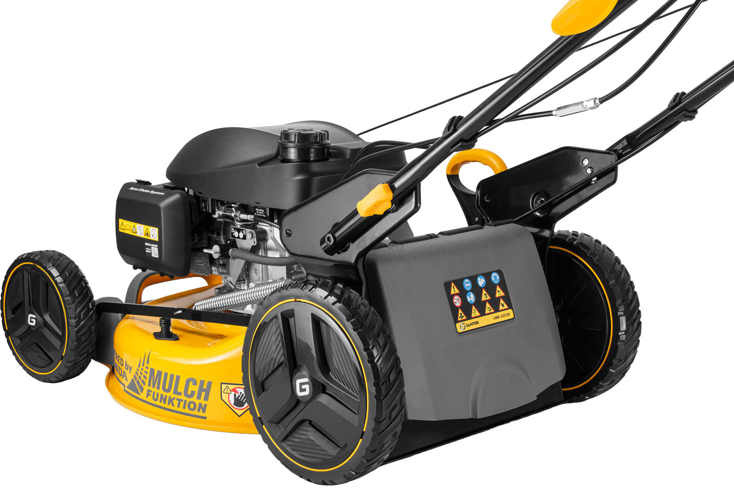 Газонокосилка бензиновая самоходная GUNTER LMB-535 SV (GU2412-8) - Фото 5