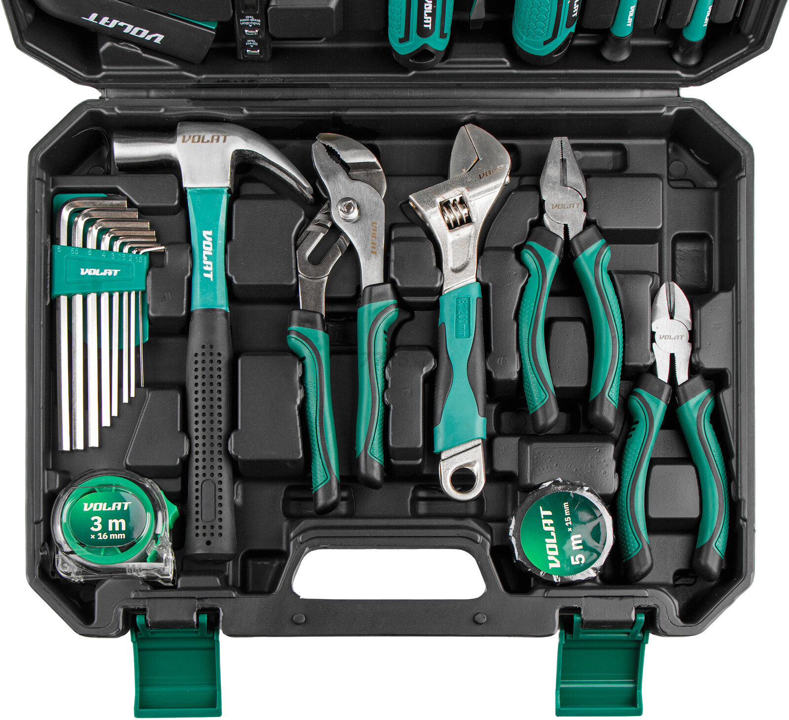 Набор инструментов 1/4" 6 граней 100 предметов ВОЛАТ (19620-100) - Фото 4