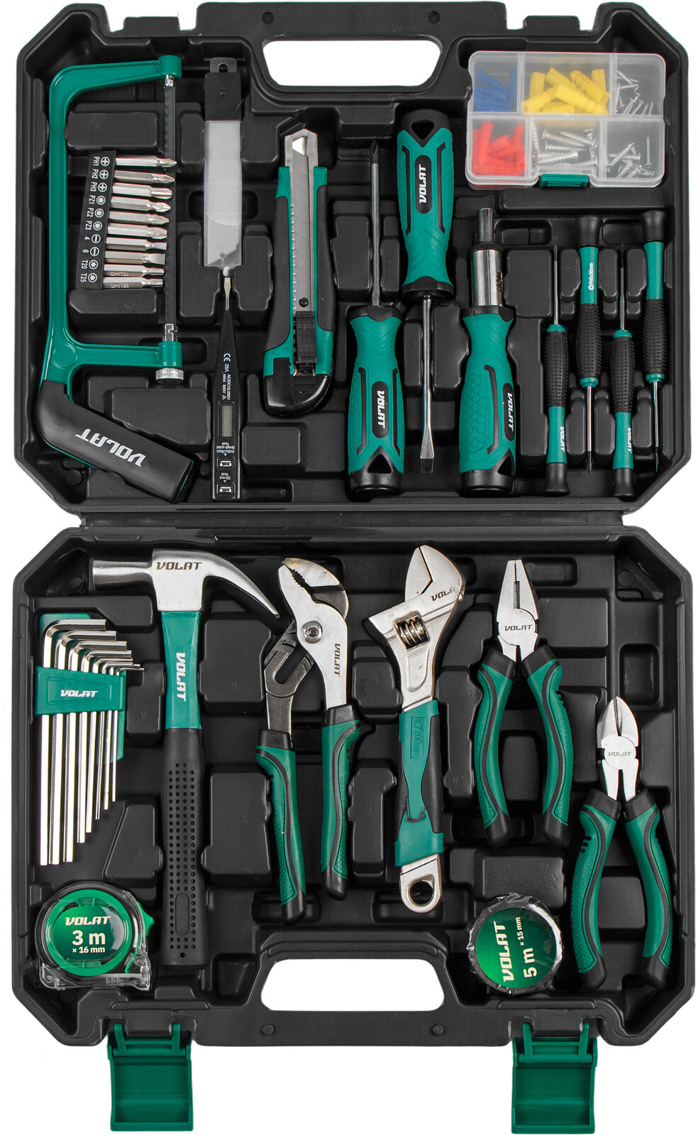 Набор инструментов 1/4" 6 граней 100 предметов ВОЛАТ (19620-100) - Фото 5