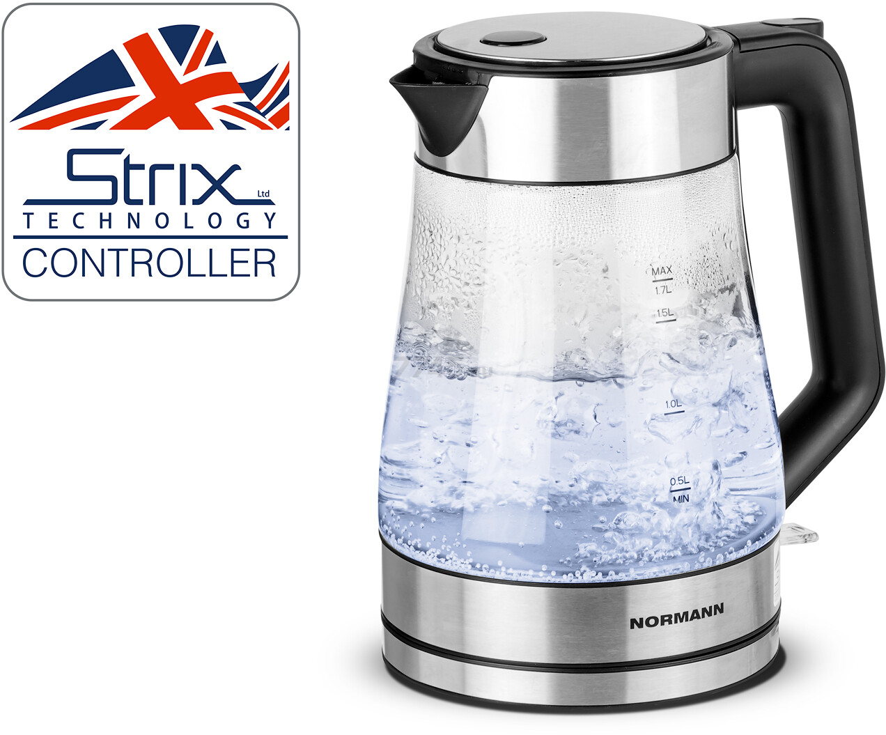 Чайник электрический NORMANN AKL-238 (N16039-4) - Фото 7