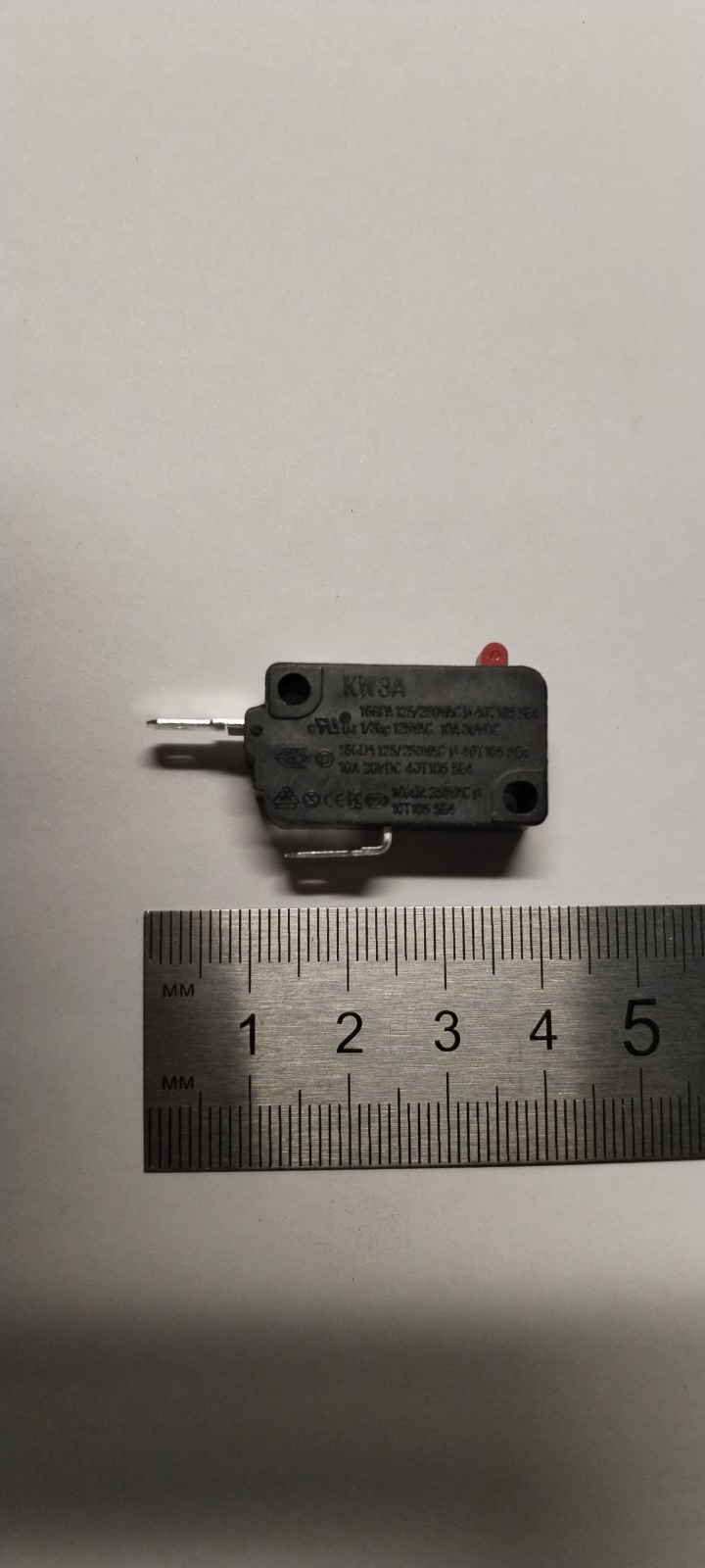 Микровыключатель NO для микроволновой печи NORMANN AMW-920\921 (20MX63-07) - Фото 2