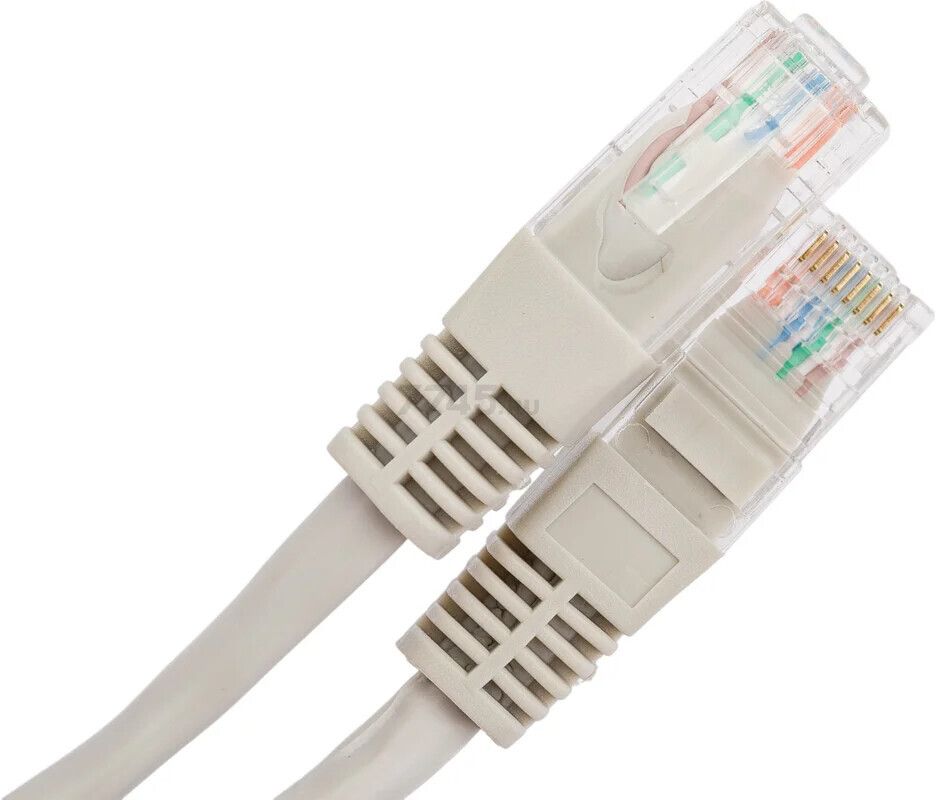 Патч-корд витая пара REXANT U/UTP Cat. 5e 15 м Grey (18-1010) - Фото 4
