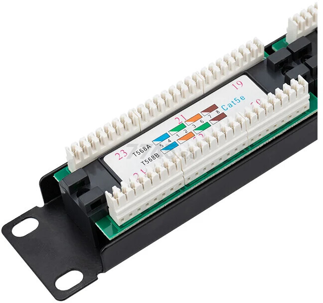 Патч-панель REXANT 24 порта UTP Cat. 5e 1U (04-0021) - Фото 2