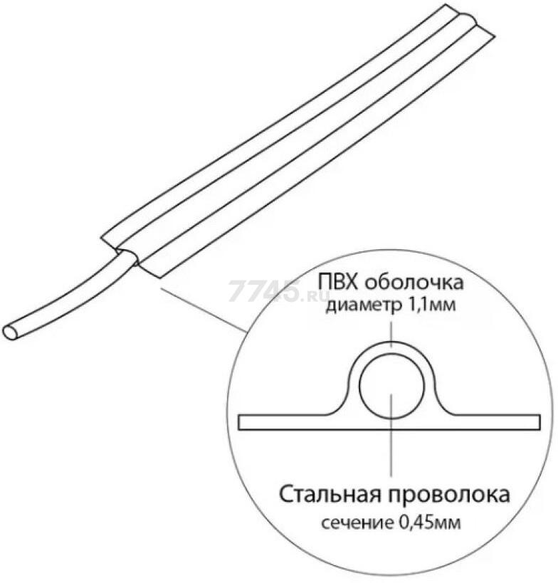 Проволока упаковочная REXANT 250 м (09-0103) - Фото 6