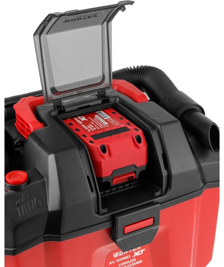 Пылесос строительный аккумуляторный  WORTEX CVC 1815 XLT SET (2334162) - Фото 6