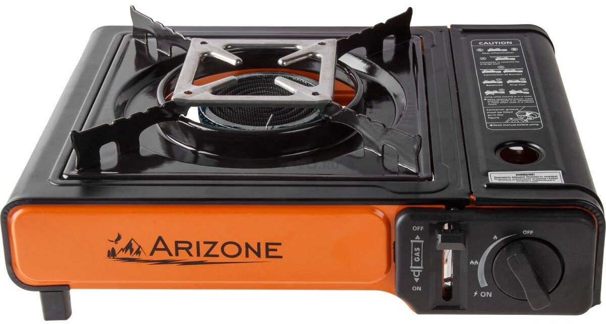 Плита туристическая газовая в кейсе ARIZONE (28-342581) - Фото 4