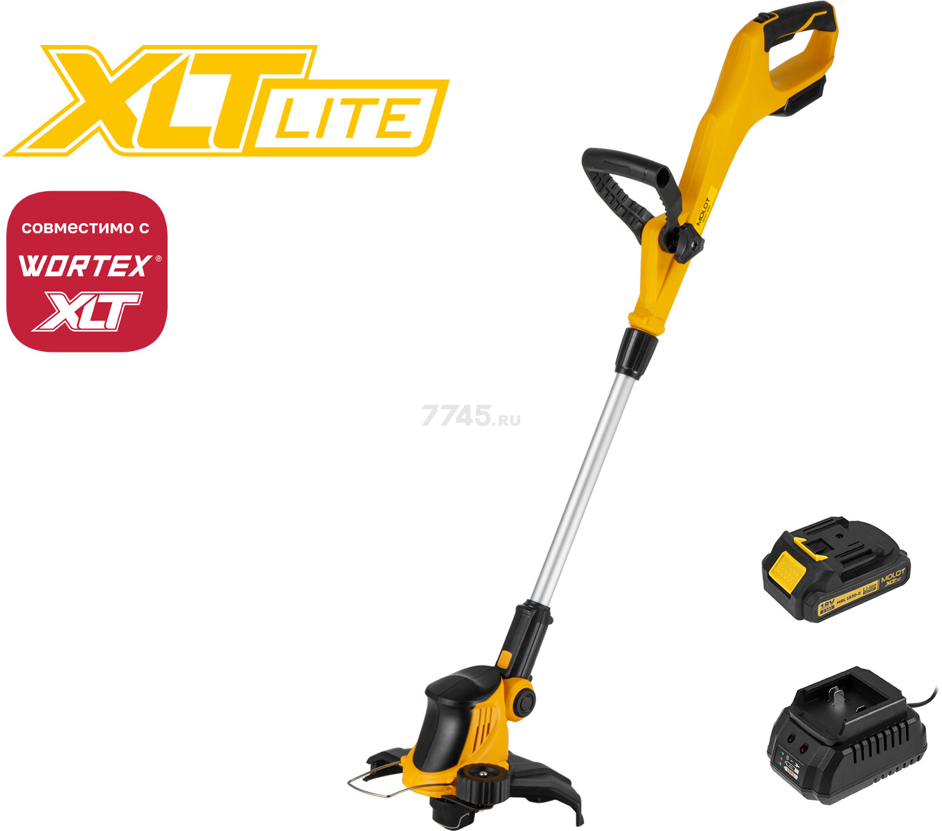 Триммер аккумуляторный MOLOT MCGT 3018 XLT Lite SET (2318183)