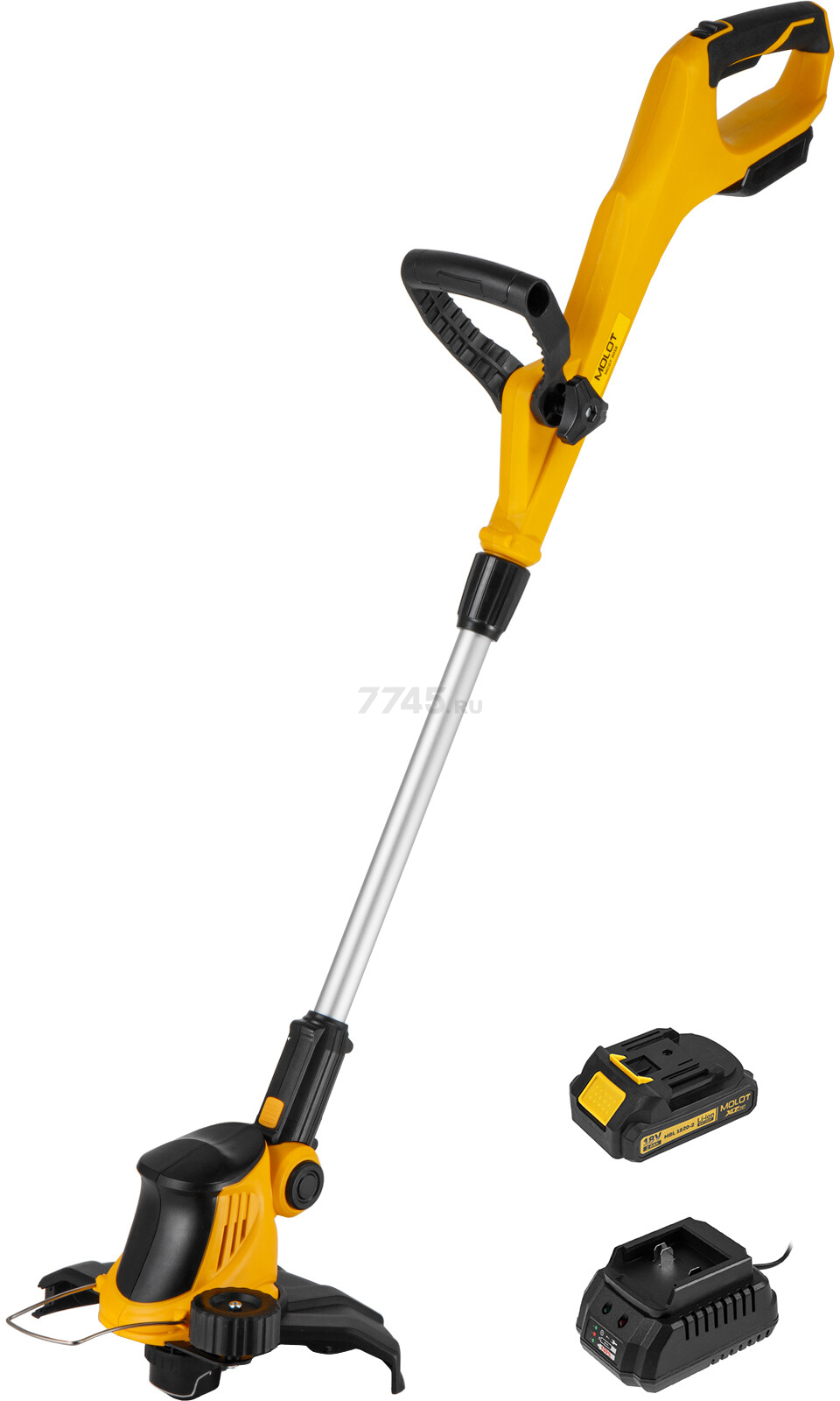 Триммер аккумуляторный MOLOT MCGT 3018 XLT Lite SET (2318183) - Фото 2