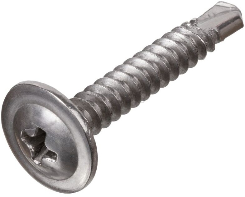 Саморез с прессшайбой 4,2х13 мм цинк со сверлом А2 STARFIX 1000 штук (SM-28617-1000)