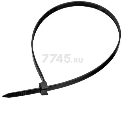 Хомут-стяжка 2,5х80 мм черный 100 штук (SMP-94331-100)