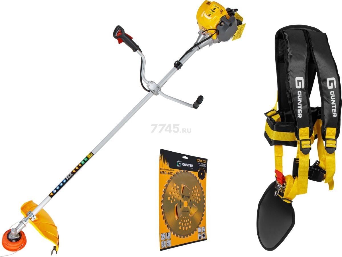 Бензиновый триммер (Мотокоса) GUNTER MSG-435 (GU2411-2) - Фото 2