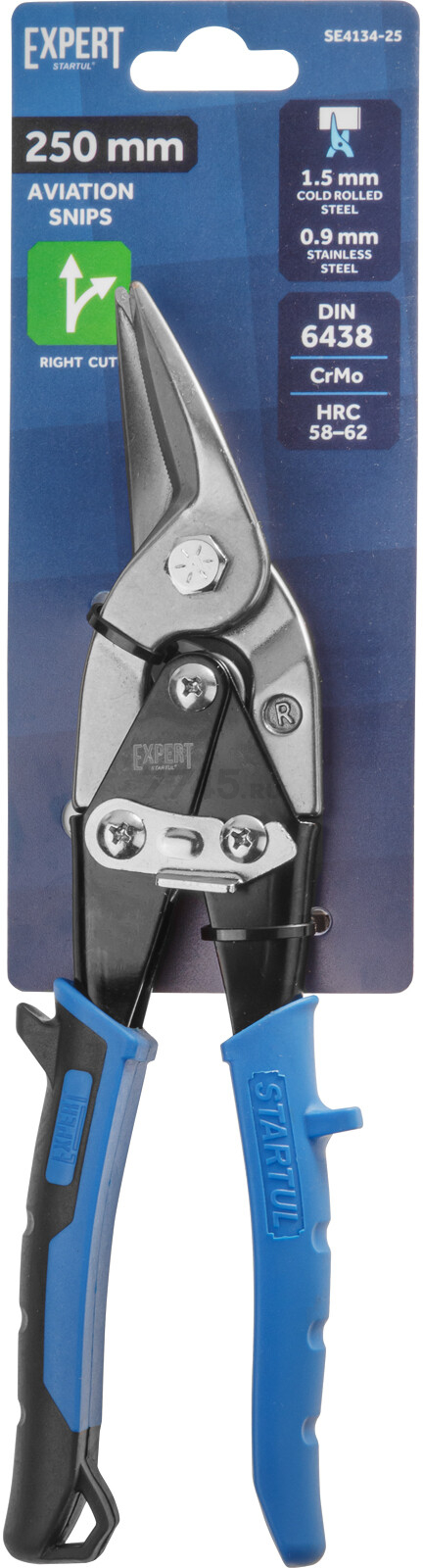 Ножницы по металлу 250 мм правый рез STARTUL Expert (SE4134-25) - Фото 5