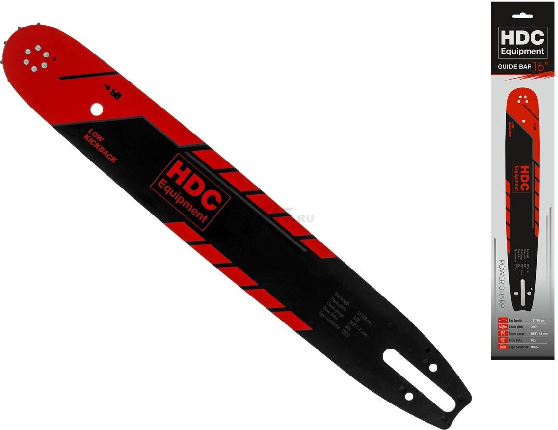 Шина 40 см 16" 3/8" 1,6 мм HDC (HD-C16660)