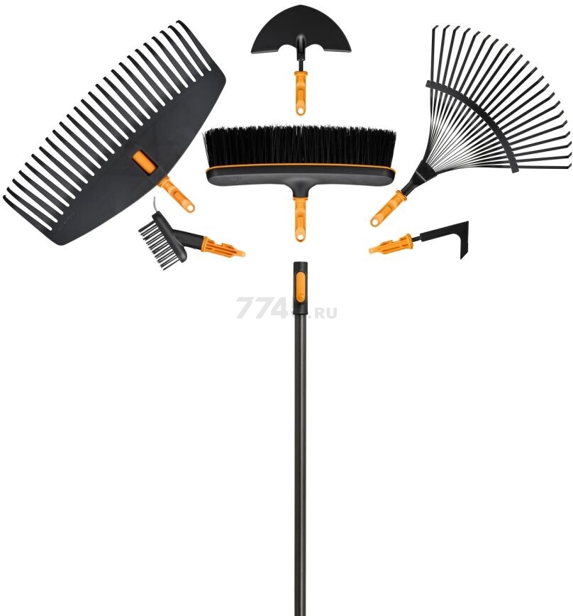 Грабли веерные FISKARS OneClick L (1080673) - Фото 6