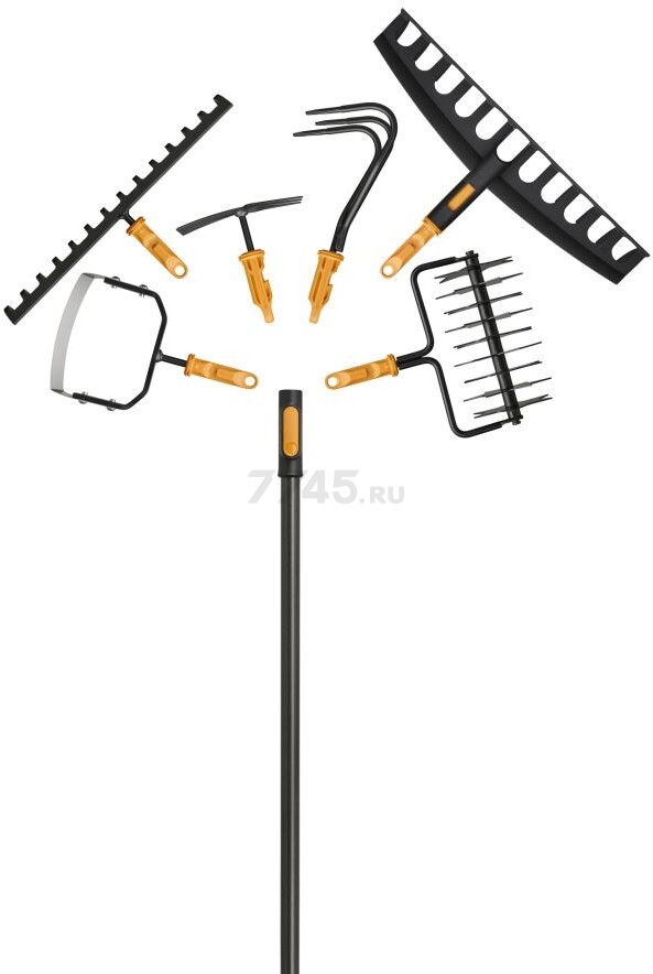 Грабли зубчатые FISKARS OneClick (1080674) - Фото 4