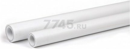 Труба полипропиленовая армированная алюминием 32х5.4 PN25 4 метра белая РосТурПласт (14367)