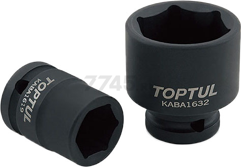 Головка ударная 1/2" 17 мм 6 граней TOPTUL (KABA1617)