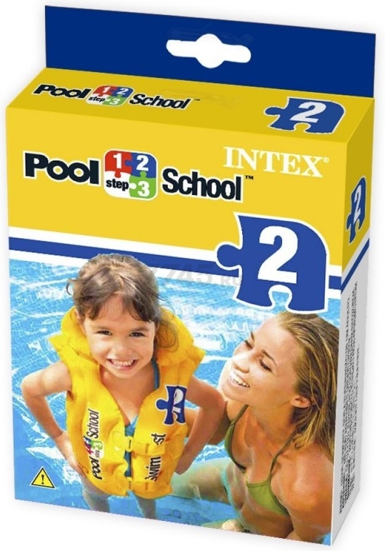 Жилет для плавания INTEX Pool School Step 2 58660EU - Фото 6