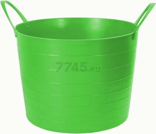 Корзина универсальная пластиковая 17 л IDEA зеленая (М2880)