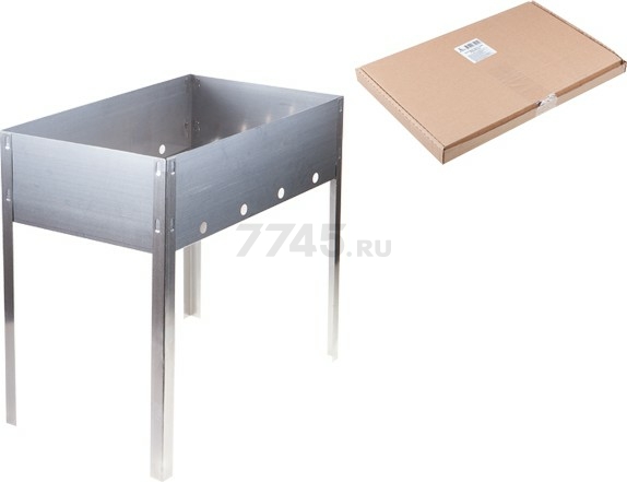 Мангал PERFECTO LINEA Эконом 400x250x400 мм (47-750049)