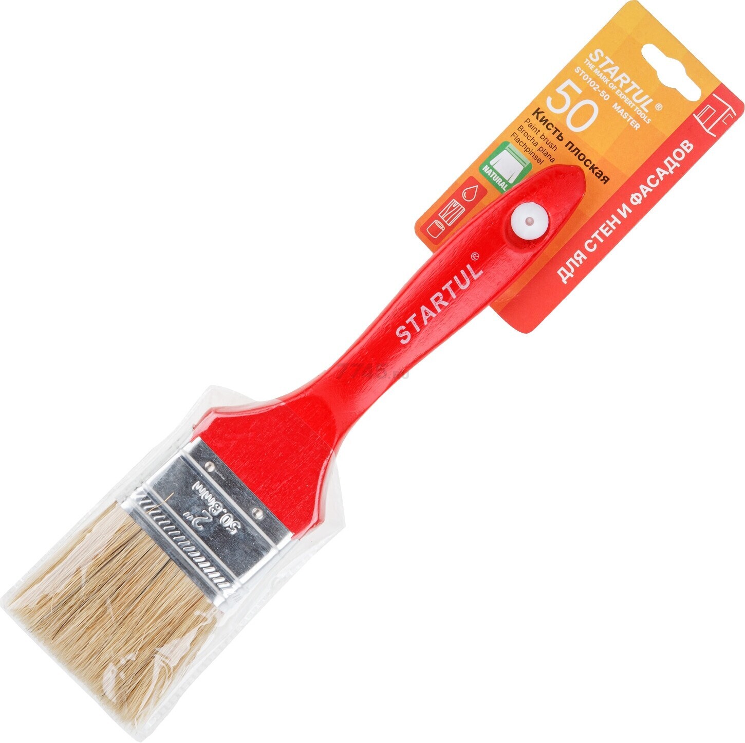 Кисть плоская STARTUL Master 50 мм (ST0102-50)