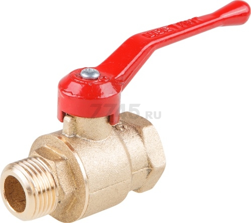 Кран шаровой 3/4" наружная-внутренняя резьба, ручка ЦВЕТЛИТ (ZW10090)