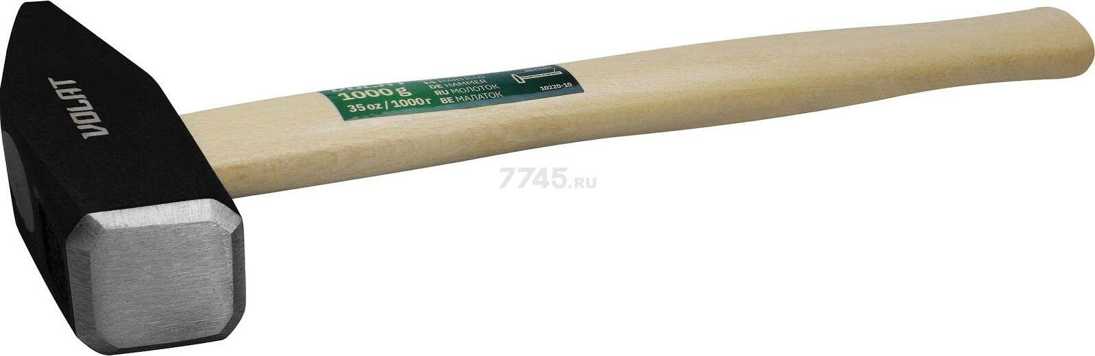 Молоток слесарный 1 кг с ВОЛАТ (10220-10) - Фото 4