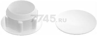 Заглушка под отверстие декоративная 12 мм белая STARFIX 30 штук (SMZ1-02567-30)