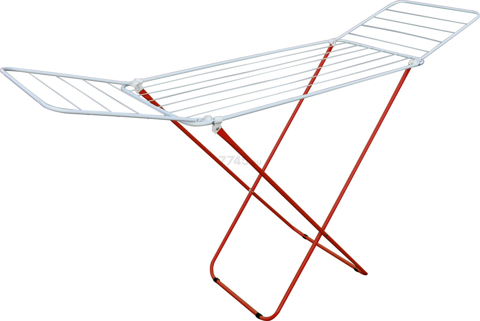 Сушилка для белья напольная PERFECTO LINEA Maria бело-красная (46-002160)