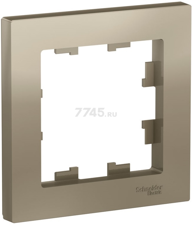 Рамка SCHNEIDER ELECTRIC AtlasDesign шампань (ATN000501)